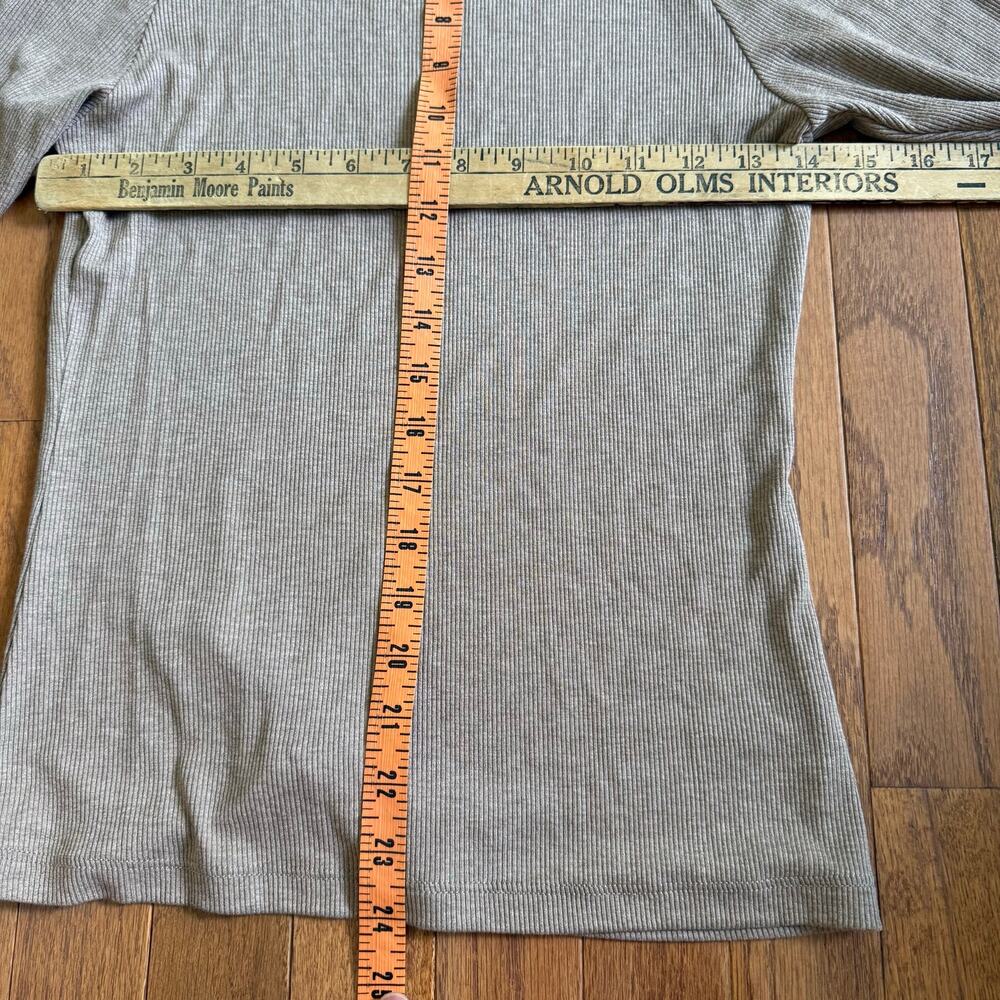 LNA Revolve | Beige Oatmeal Lyndell Thermal Long Sleeve Top Size Small Lounge - Picture 8 of 9